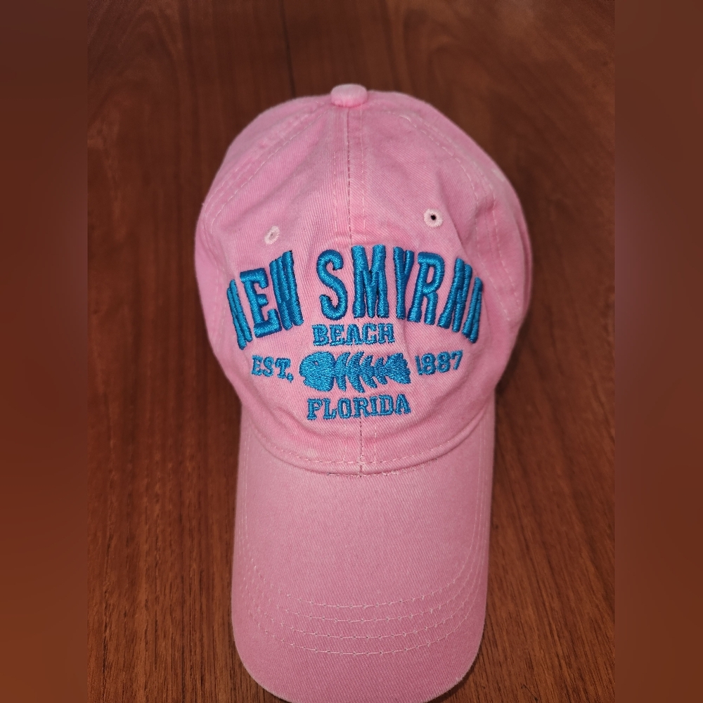 Pink New Smyrna Beach Cap